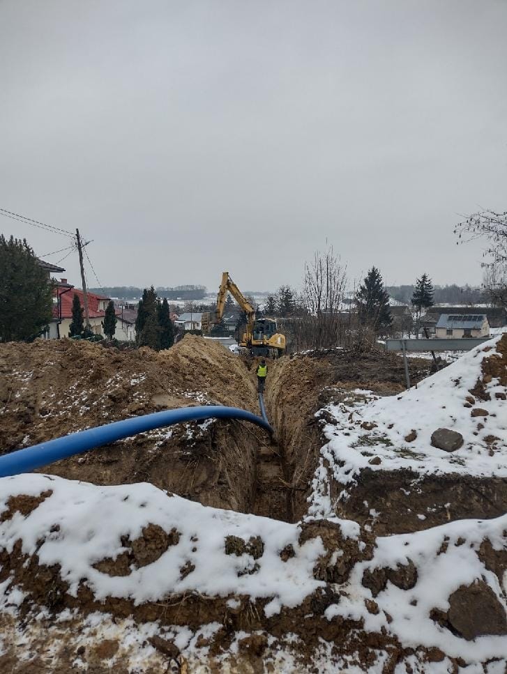 Ruszyły prace modernizacji infrastruktury wodociągowej na terenie Gminy Ułęż