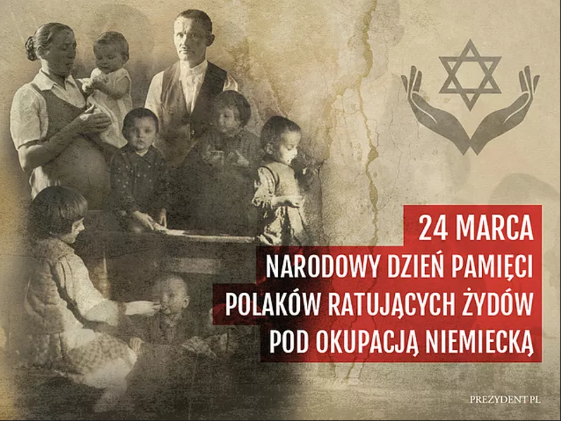 24 marca narodowy dzień pamięci polaków ratujących żydów pod okupacją niemiecką