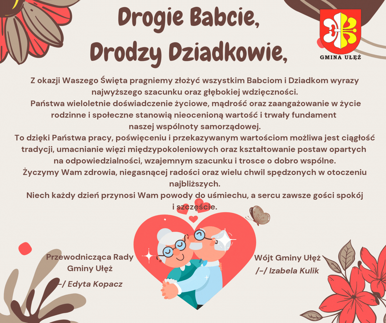 Życzenia z okazji Dnia Babci i Dziadka